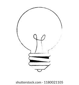 bulb light isolated icon