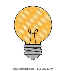bulb light isolated icon