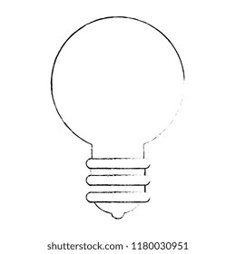 bulb light isolated icon