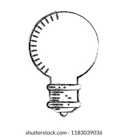 bulb light isolated icon