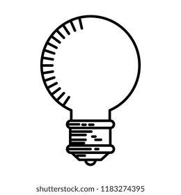 bulb light isolated icon