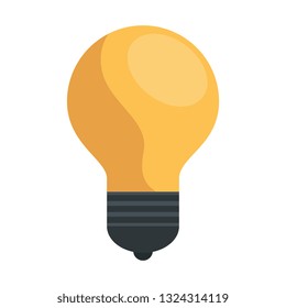bulb light isolated icon