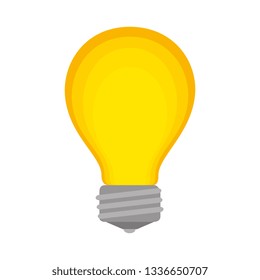 bulb light isolated icon