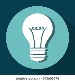 bulb light isolated icon