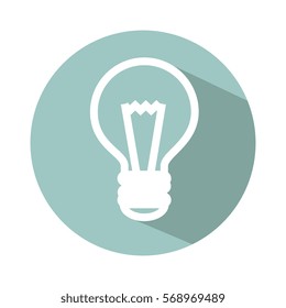 bulb light isolated icon