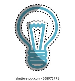 bulb light isolated icon