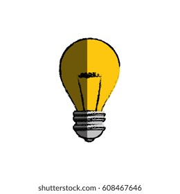 bulb light isolated icon