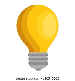 bulb light isolated icon