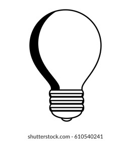 bulb light isolated icon