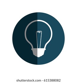bulb light isolated icon