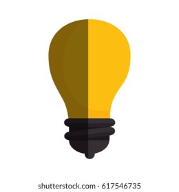 bulb light isolated icon