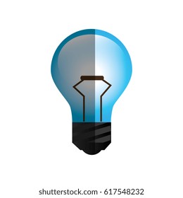 bulb light isolated icon