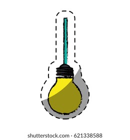 bulb light isolated icon
