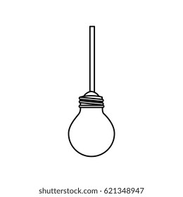 bulb light isolated icon