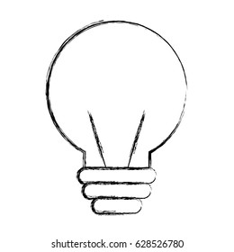 bulb light isolated icon