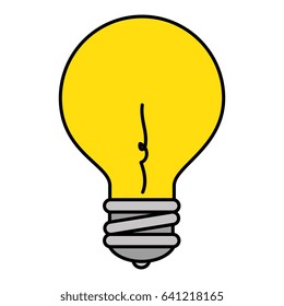 bulb light isolated icon
