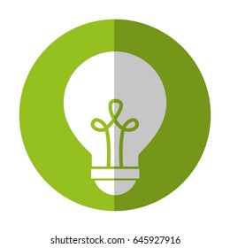 bulb light isolated icon