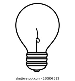 bulb light isolated icon