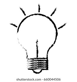 bulb light isolated icon