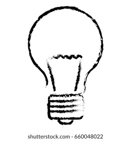 bulb light isolated icon