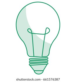 bulb light isolated icon