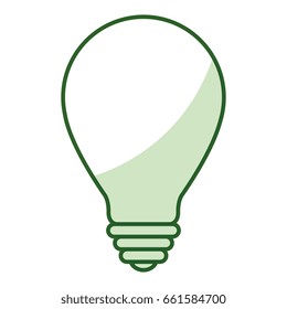 bulb light isolated icon