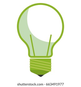 bulb light isolated icon