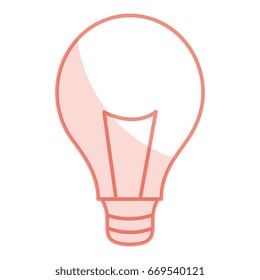 bulb light isolated icon