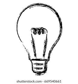 bulb light isolated icon