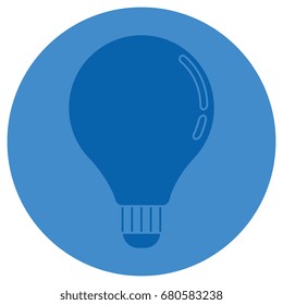 bulb light isolated icon