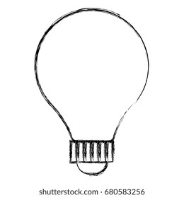 bulb light isolated icon