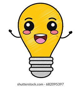 bulb light isolated icon