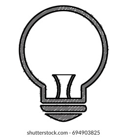 bulb light isolated icon