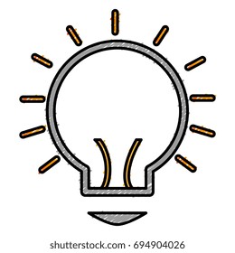 bulb light isolated icon