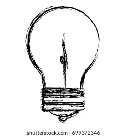 bulb light isolated icon
