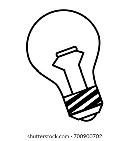bulb light isolated icon