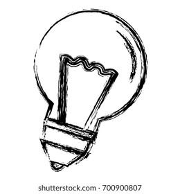 bulb light isolated icon