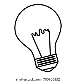 bulb light isolated icon