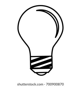 bulb light isolated icon