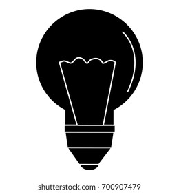 bulb light isolated icon