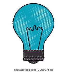 bulb light isolated icon