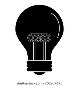 bulb light isolated icon
