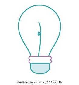 bulb light isolated icon