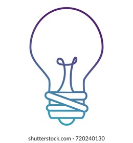bulb light isolated icon