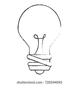 bulb light isolated icon