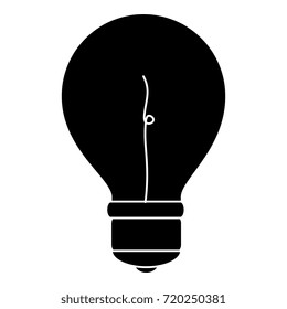 bulb light isolated icon