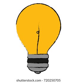 bulb light isolated icon
