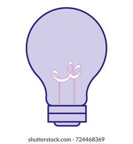 bulb light isolated icon