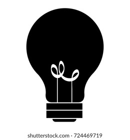 bulb light isolated icon