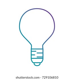 bulb light isolated icon